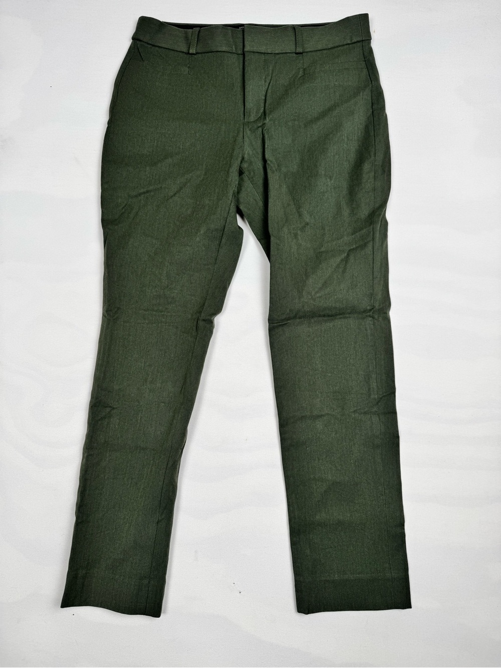 Banana Republic Sloan Curvy Fit Straight Leg Dress Pants Dark Green Women’s 4